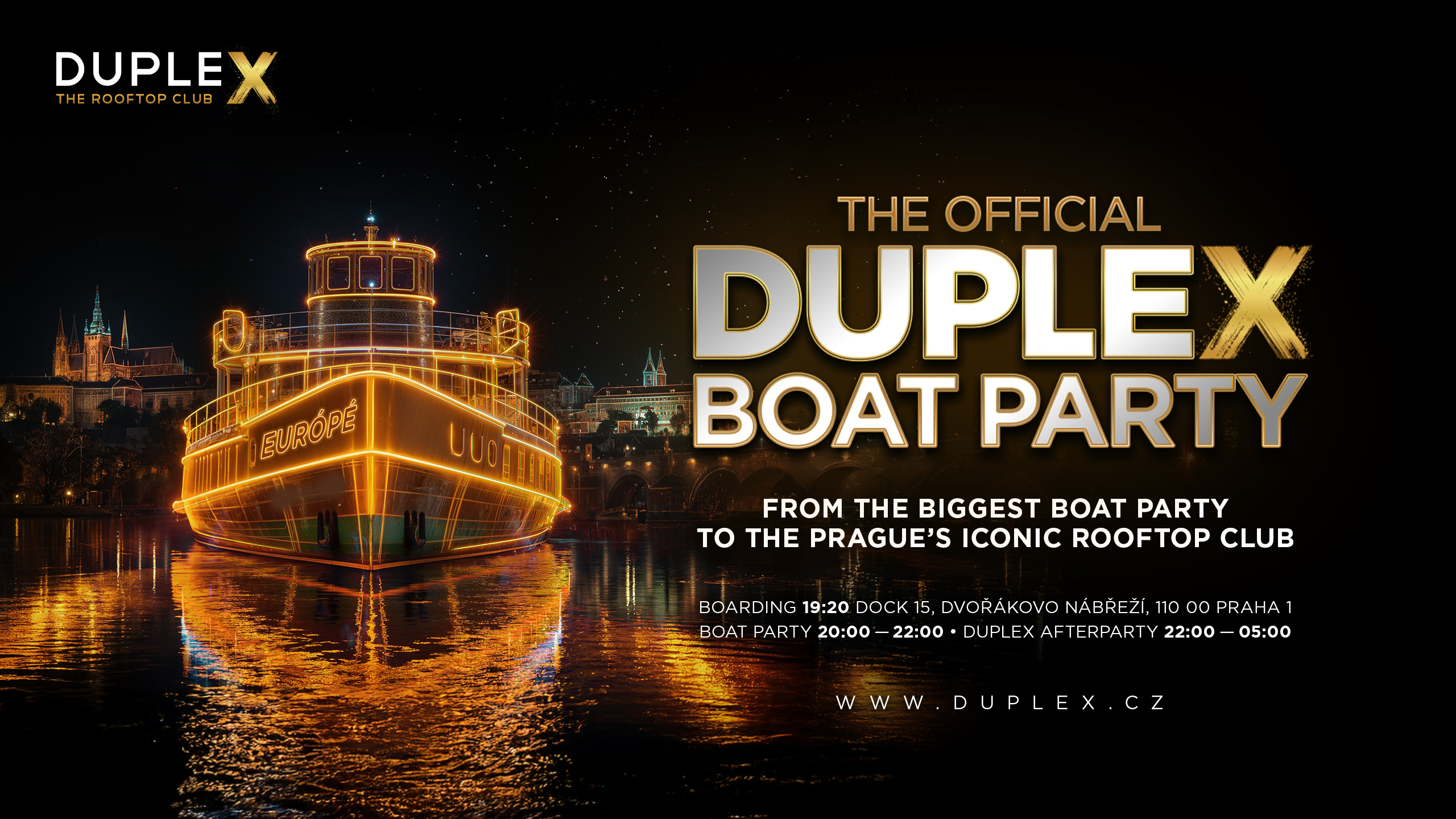 DupleX Club Event Image for THE OFFICIAL DUPLEX BOAT PARTY – 19.9.2026