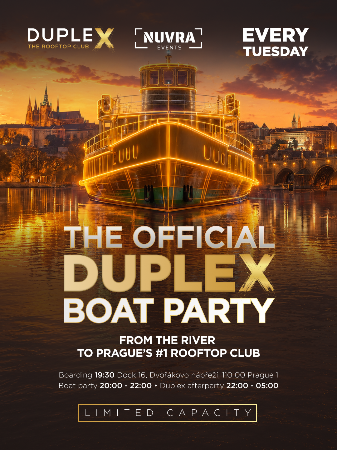 Mobile Image For DupleX Club THE OFFICIAL DUPLEX BOAT PARTY – 15.9.2026