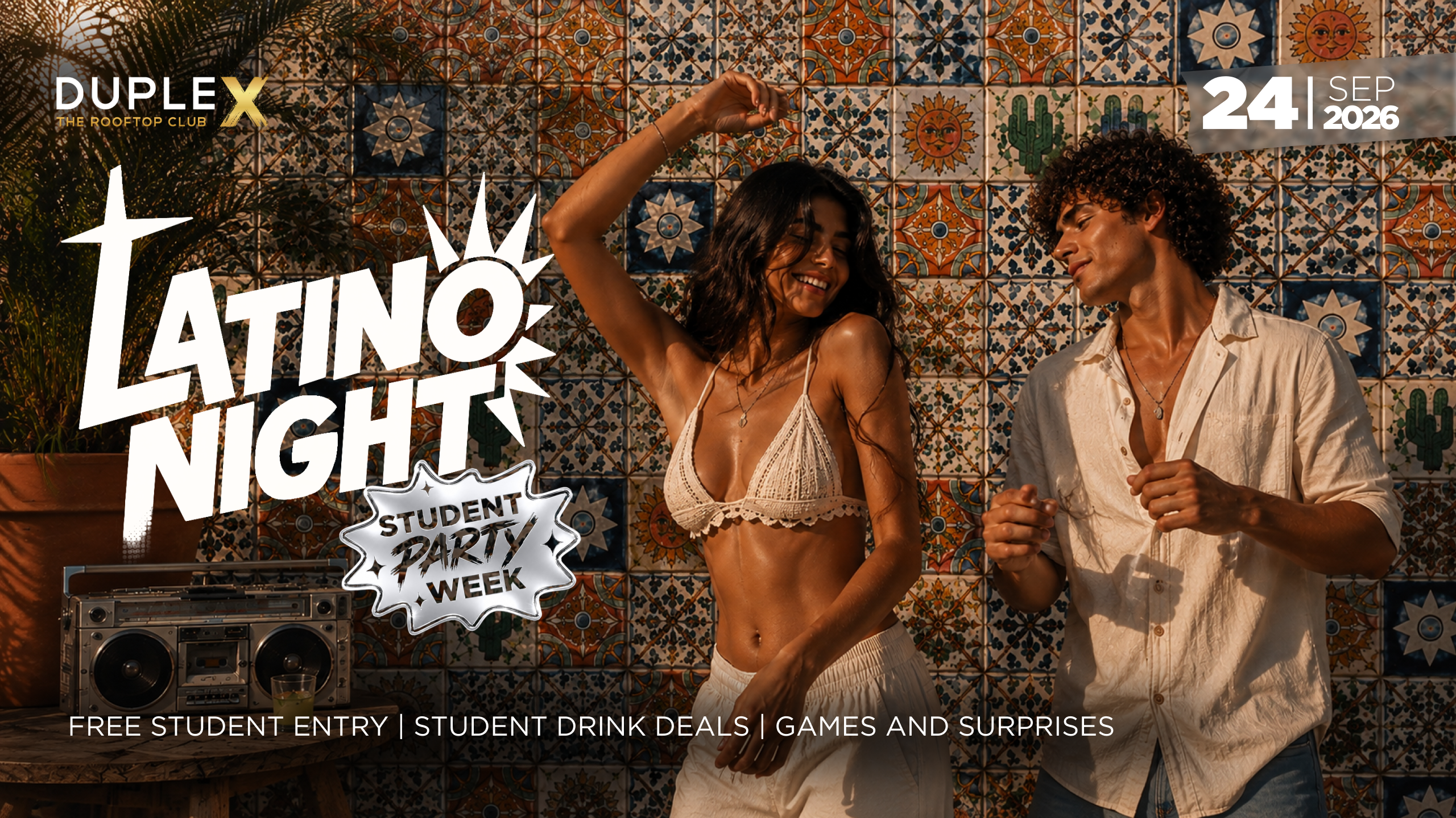 DupleX Club Event Image for LATINO NIGHT – 24.9.2026