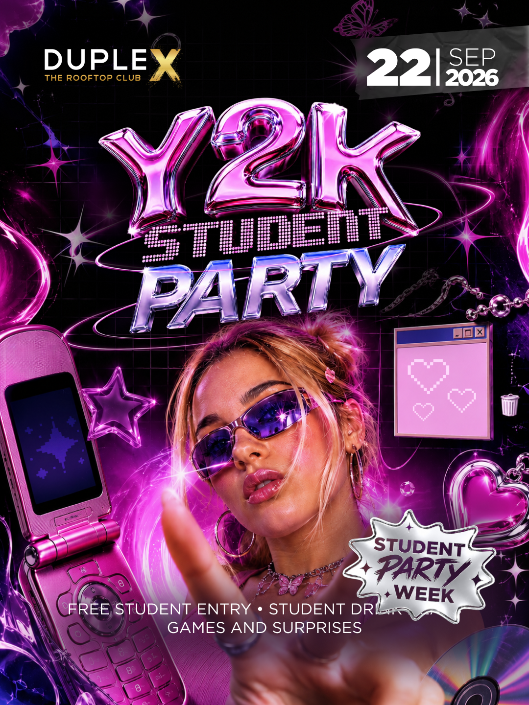 Mobile Image For DupleX Club Y2K – 22.9.2026